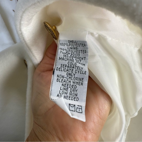 Bob Mackie Wearable Art Embroidered Button Front Fleece Jacket Coat Size XL NWT - Picture 8 of 8